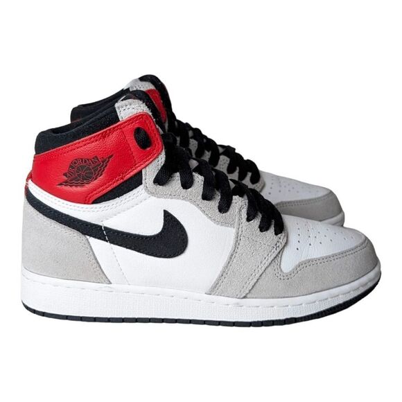 NIKE Air Jordan 1 Retro High 'Smokey Grey' Sneakers Size 6 - Picture 3 of 9